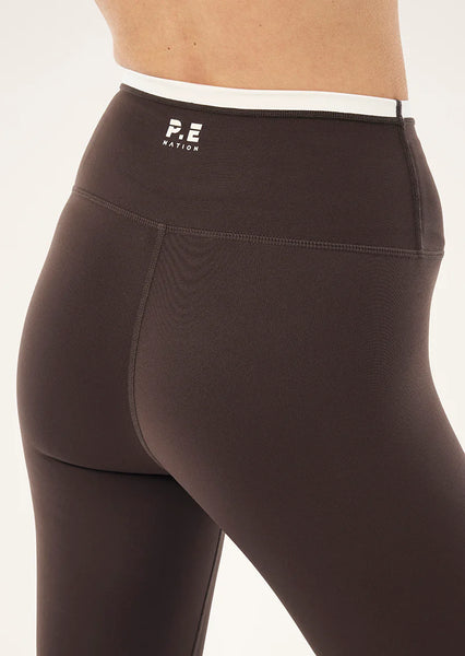 Vita Full Length Legging COFFEE/ WHISPER WHITE