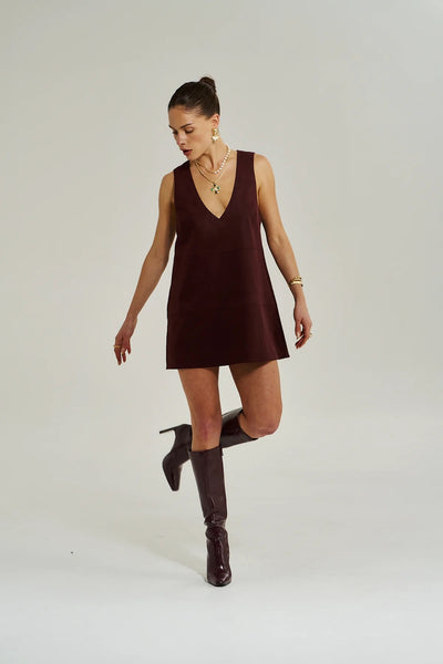 V Neck Mini Dress SYRAH