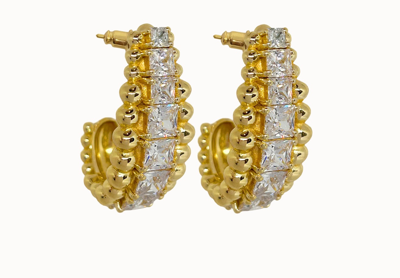 Marilyn Earrings 18K GOLD PLATED