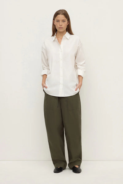 Micha Poplin L/S Shirt WHITE