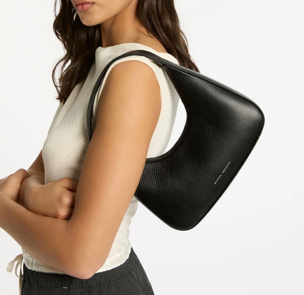 Aurora Leather Bag BLACK