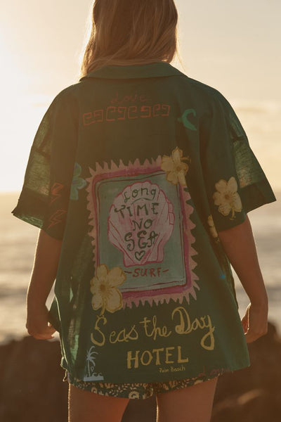 The Patron Shirt SEAS THE DAY GREEN