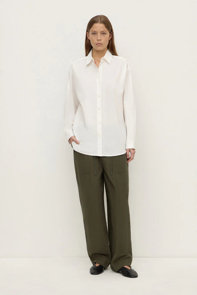 Micha Poplin L/S Shirt WHITE