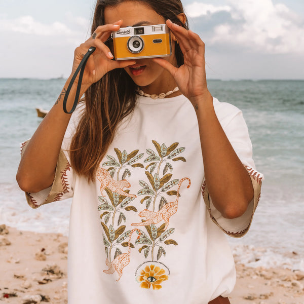 Eye Of The Jungle Tee Shirt WHITE