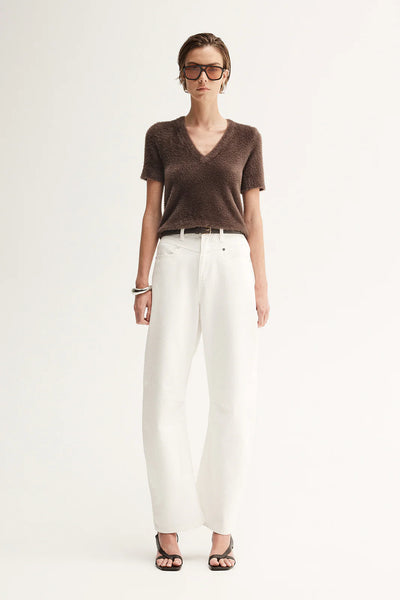 Landon Knit Top CHOCOLATE