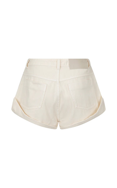 Goldie Denim Short CREAM