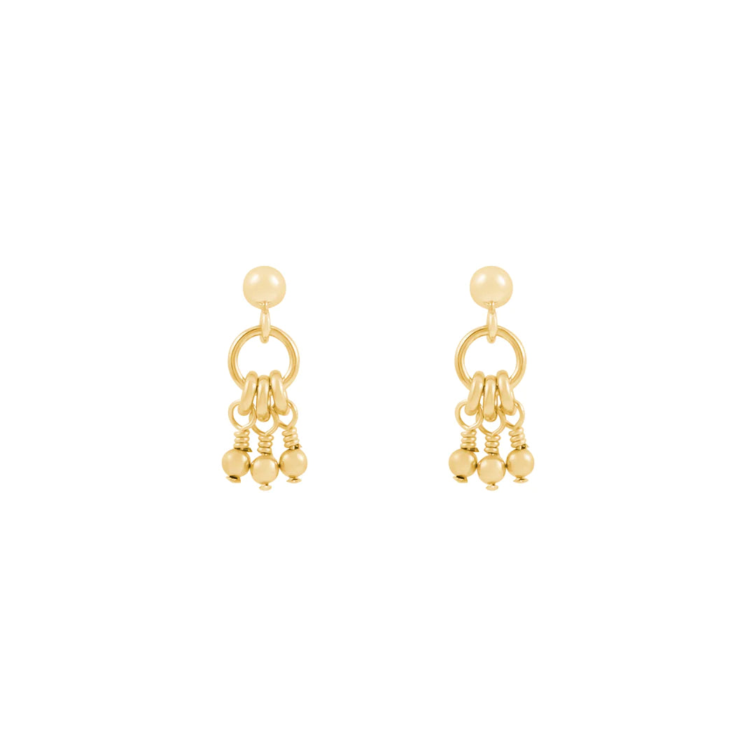 Mila Beaded Earrings 14K GOLD FILLED