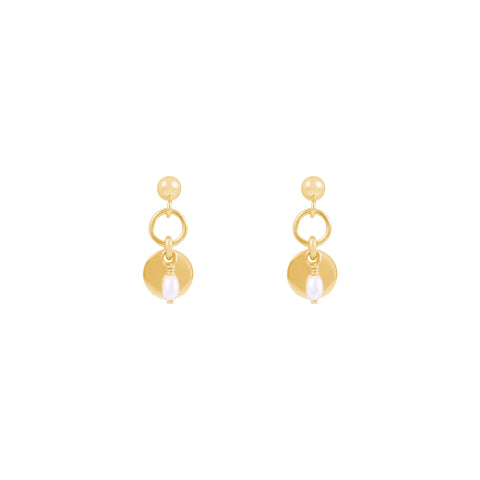 Sia Freshwater Pearl Earrings 14K GOLD FILLED