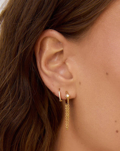 Kenzie Chain Earrings 14K GOLD PLATED
