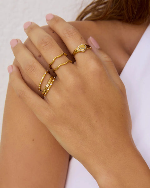 Rosie Heart Ring 14K GOLD PLATED