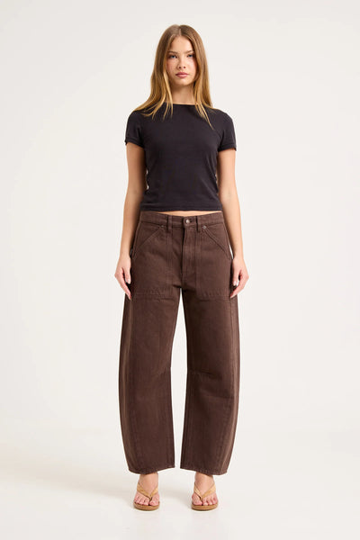 Arc Barrel Trade Pants Jean CHOCOLATE