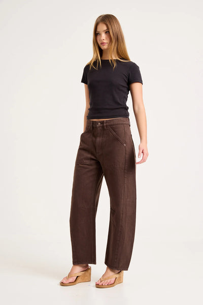 Arc Barrel Trade Pants Jean CHOCOLATE