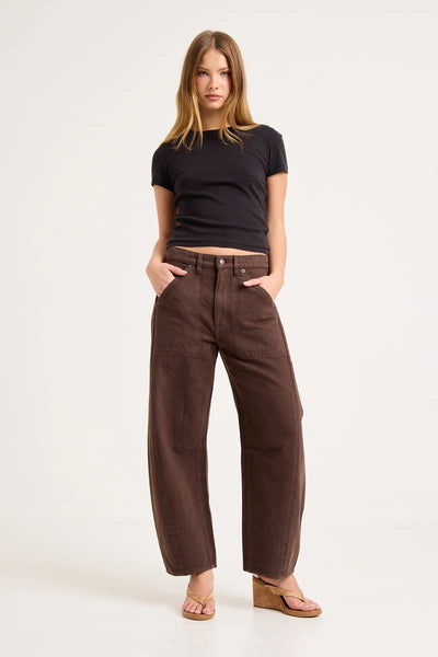 Arc Barrel Trade Pants Jean CHOCOLATE