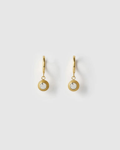 Asher Earrings STONE/ 14K GOLD PLATED