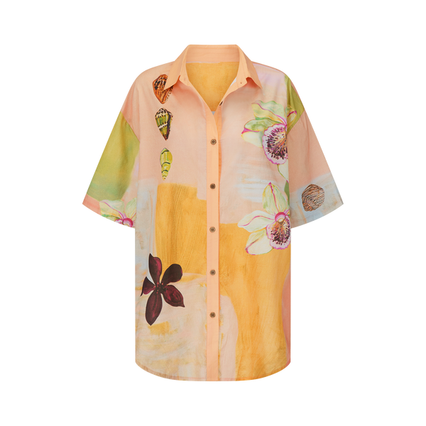 Annie Everingham Over Swim Shirt - Pastel Sea