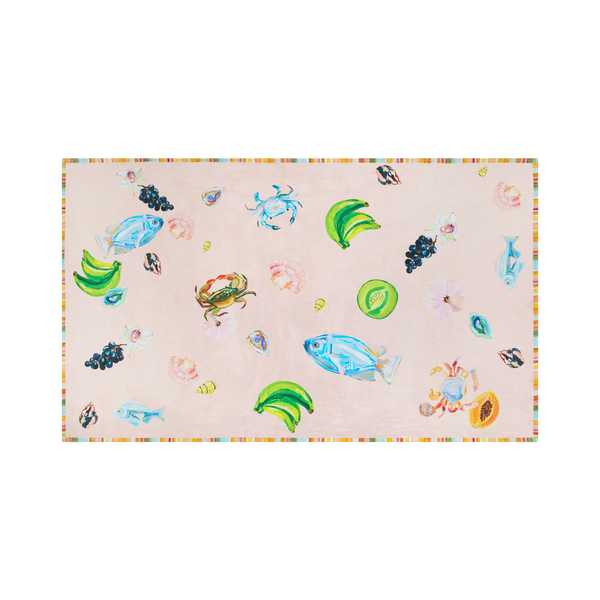 Annie Everingham Tablecloth - Pastel Sea