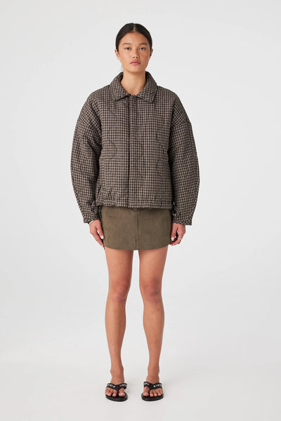Matteo Jacket ESPRESSO CHECK