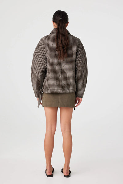 Matteo Jacket ESPRESSO CHECK