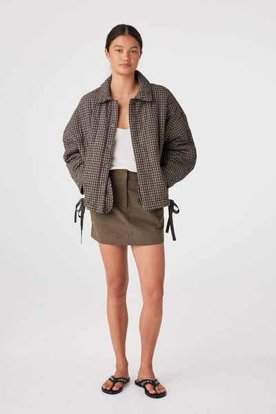 Matteo Jacket ESPRESSO CHECK
