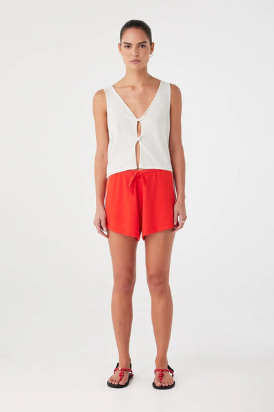 Pippa Drawstring Short HIBISCUS