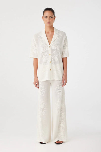 Aster Crochet Shirt CREAM