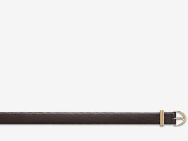 Under Your Spell Belt CHOCOLATE LEATHER / GOLD