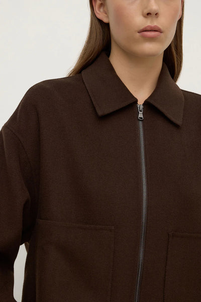 Dallas Wool Jacket DARK CHOC