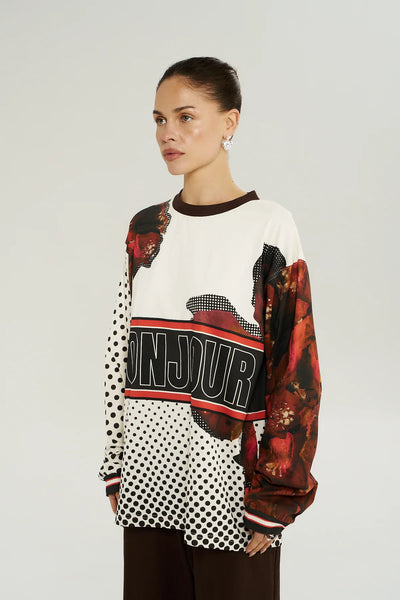 LS Racer Tee CHOCOLAT CHOUX