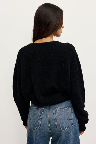 Sonia V Neck BLACK