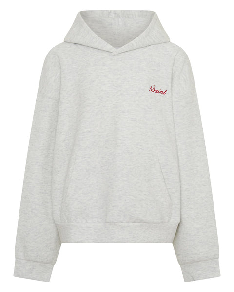Kids Logo Hoodie GREY/ RED