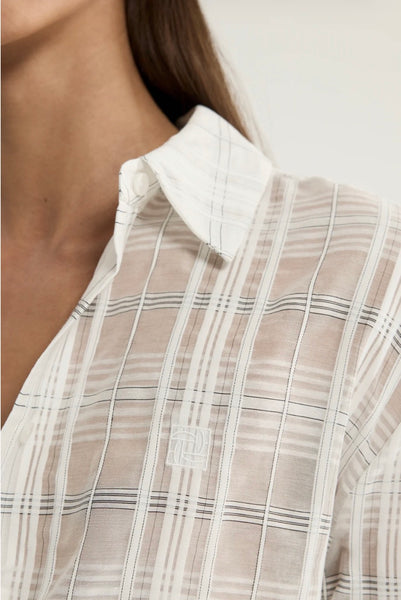 Onyx Shirt WHITE CHECK