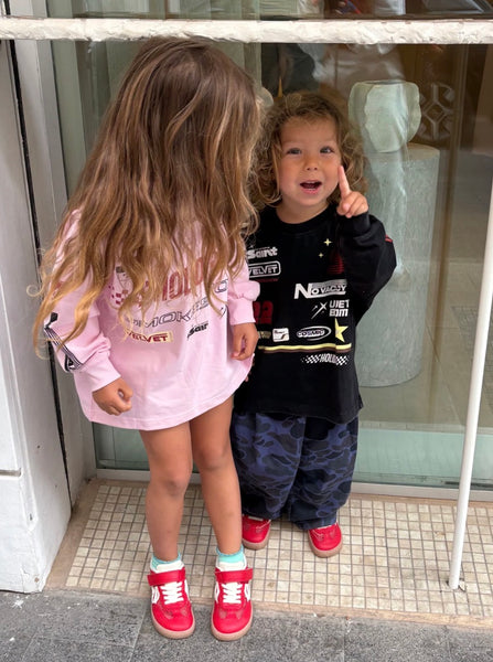 Kids Moto Tee PINK