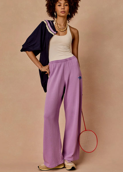 Soul Cal Wide Leg Track Pant VIOLET