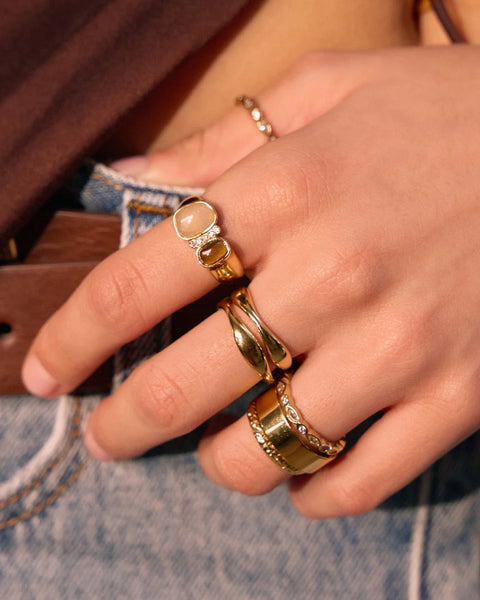 Dakota gold ring 14K GOLD PLATED
