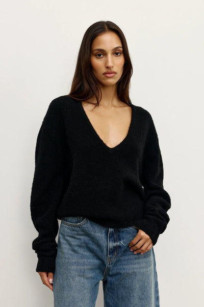 Sonia V Neck BLACK