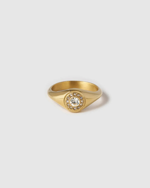 Angelo Ring STONE/ 14K GOLD PLATED