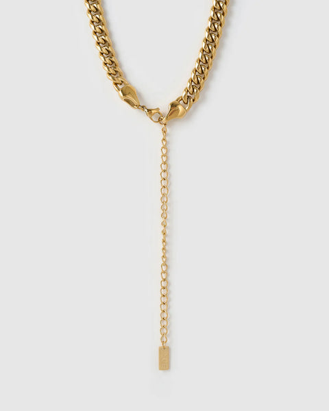Odette Necklace RED AGATE / 14K GOLD PLATED