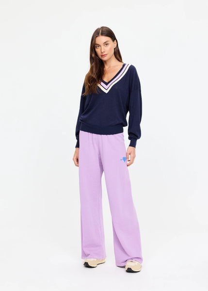 Soul Cal Wide Leg Track Pant VIOLET