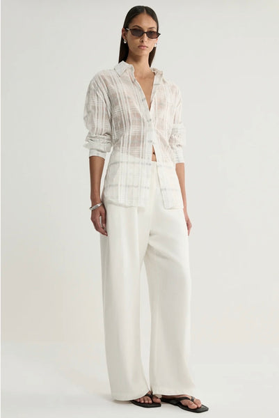 Onyx Shirt WHITE CHECK