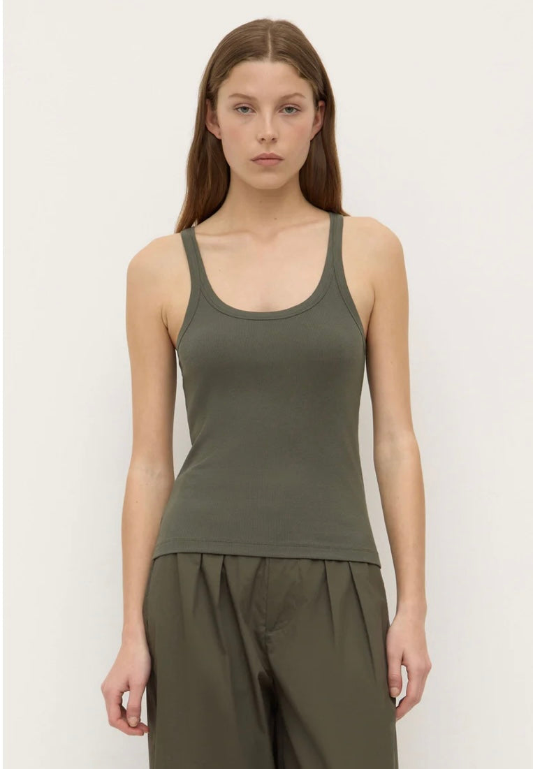 Charlie Rib Tank MOSS