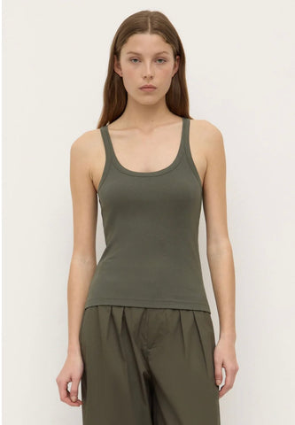 Charlie Rib Tank MOSS
