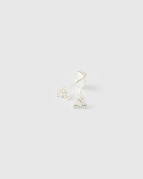 Cassia Stud Earrings SILVER