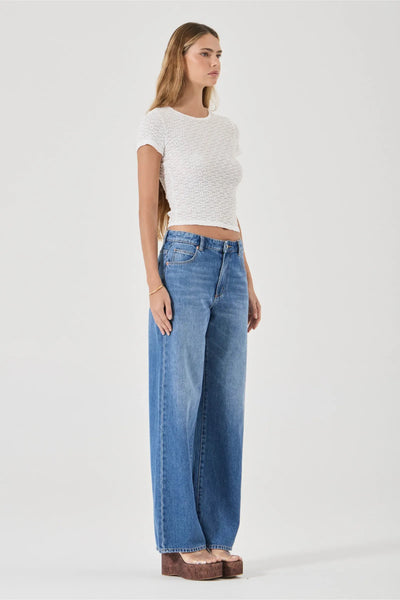 Daisy Lace Tee WHITE