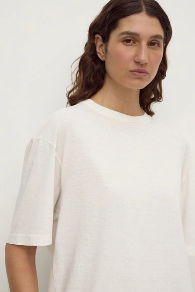 Kira Cotton Hemp Tee ANTIQUE WHITE