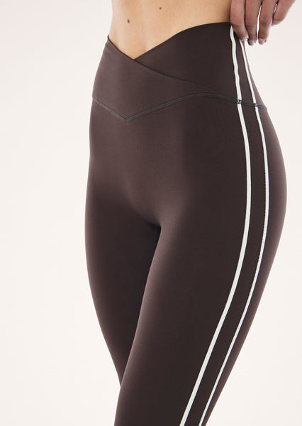 Clarity FL Legging COFFEE/ WHISPER WHITE