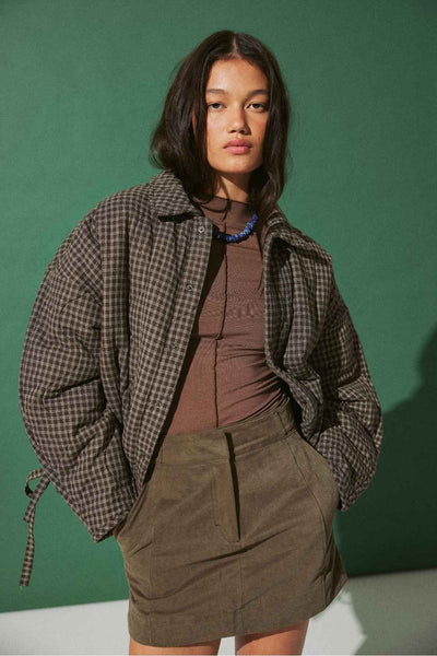 Matteo Jacket ESPRESSO CHECK