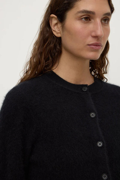 Carina Merino Wool Cardigan BLACK