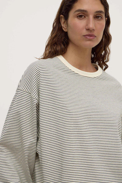 Malone Stripe Wide Sleeve Tee CREAM/ BLACK