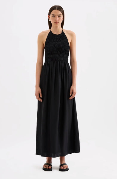 Mira Tencel Maxi Dress BLACK