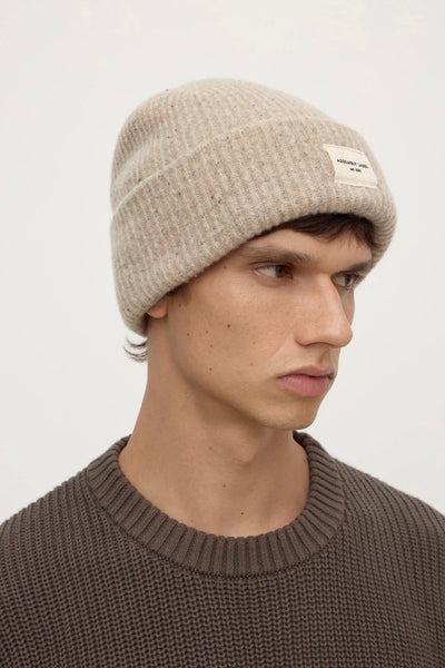 Wool Rib Beanie STONEMARLE